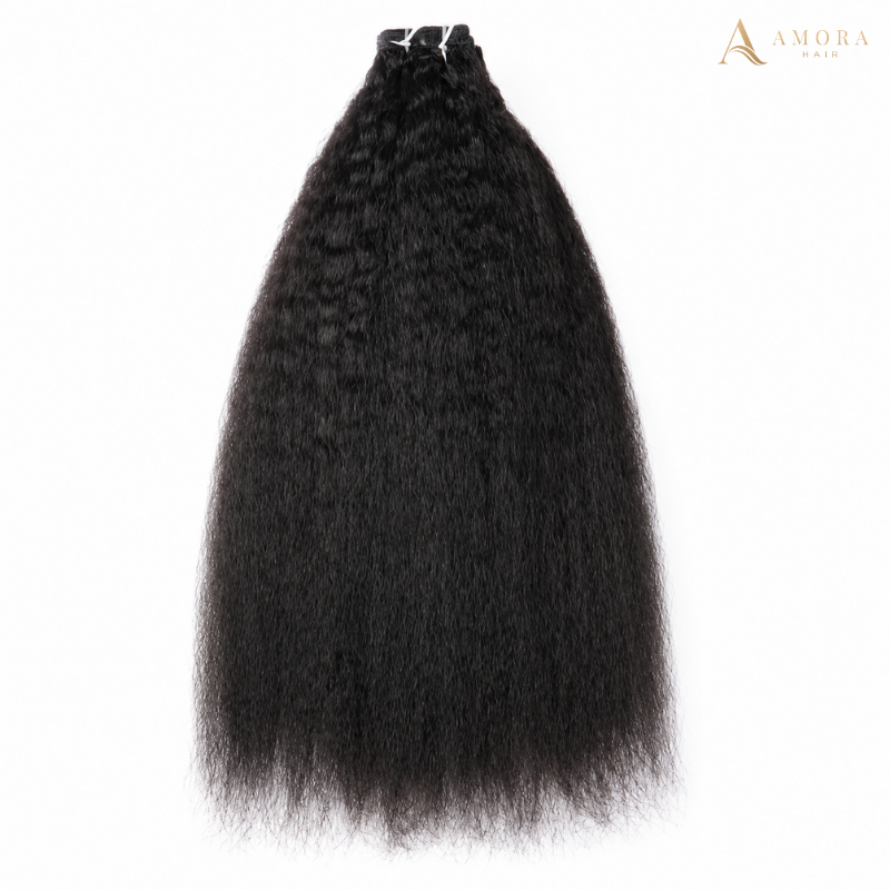 Kinky Straight Invisible Tape-in Hair Extensions