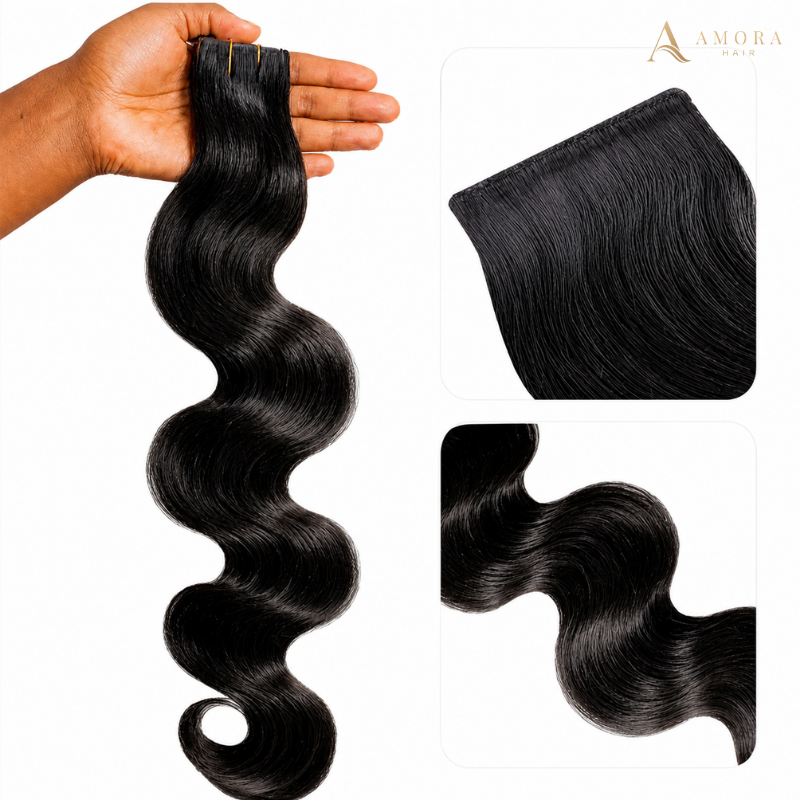 Water Body Wavy Invisible Tape-in Hair Extensions