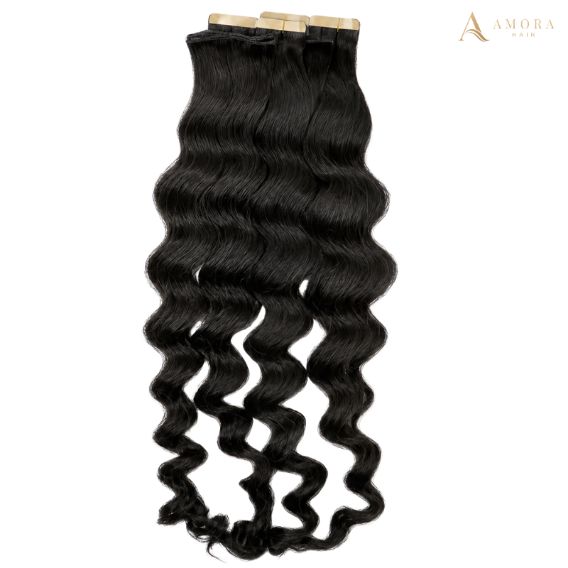 Body Wavy Long Tape-in Hair Extensions