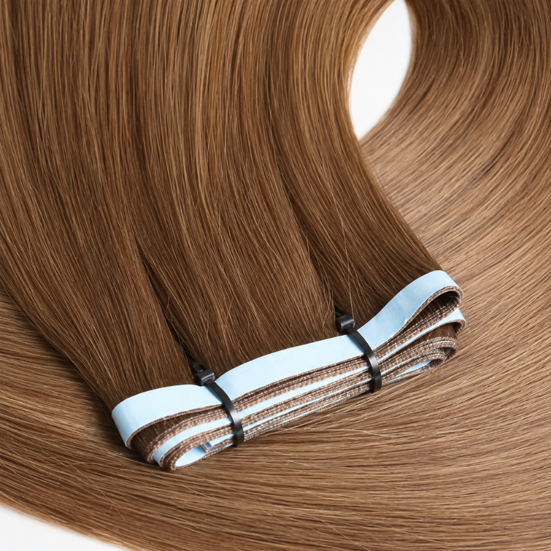 Bone Straight Long Tape-in Hair Extensions