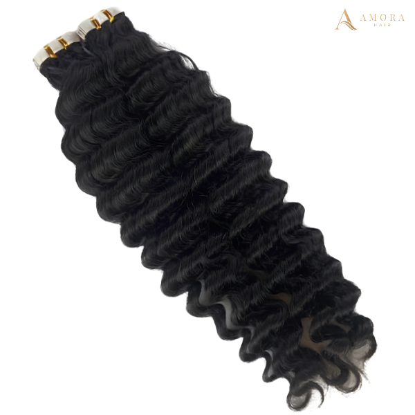 Deep Wavy Normal Tape-In Hair Extensions