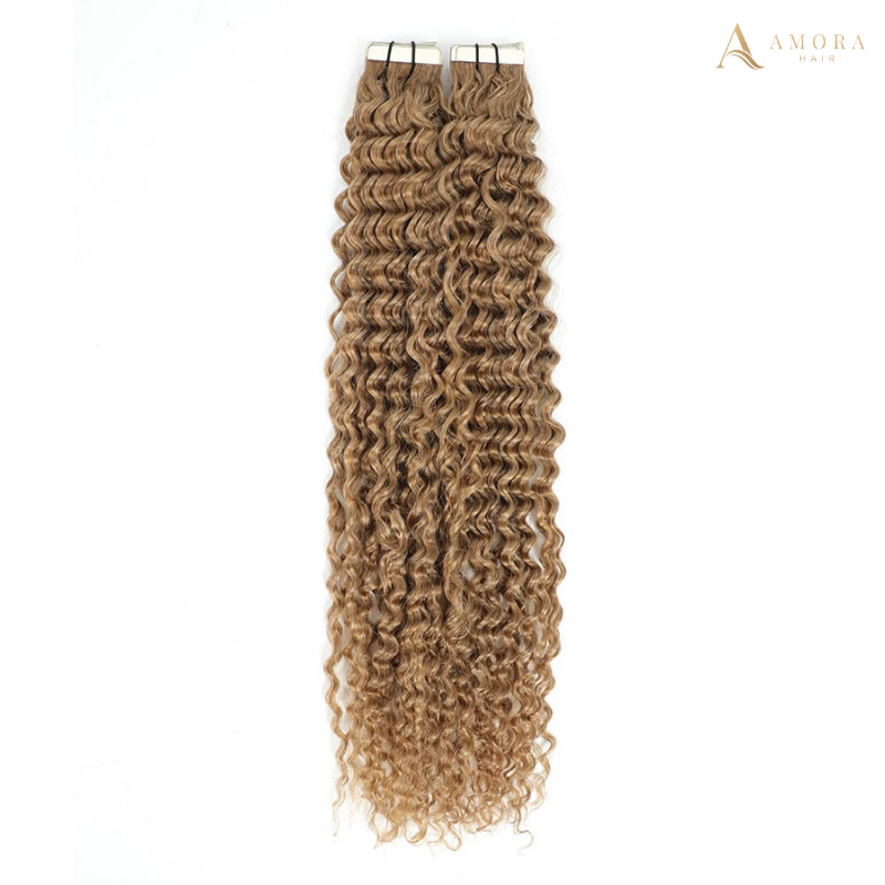 Romantic Curly Double Tabs Tape-in Hair Extensions