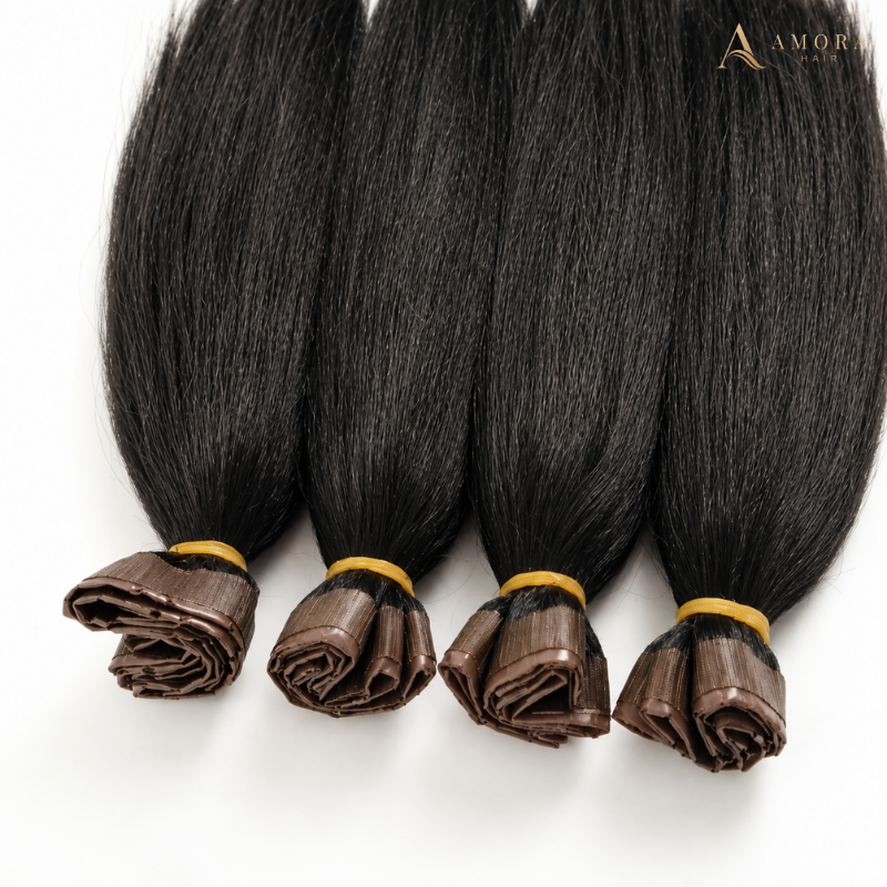 Yaki Straight Double Taps Tape-in Hair Extensions