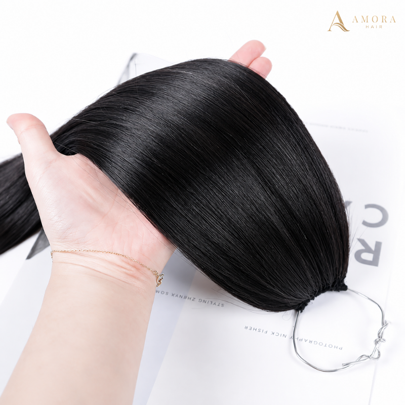 Bone Straight Micro Ring Hair Extensions