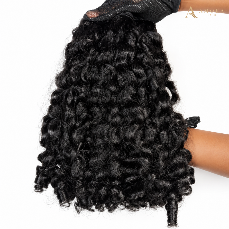 Burmese Curly Micro Ring Hair Extensions