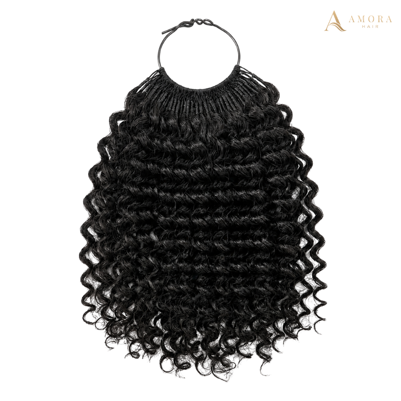 Deep Curly Micro Ring Hair Extensions