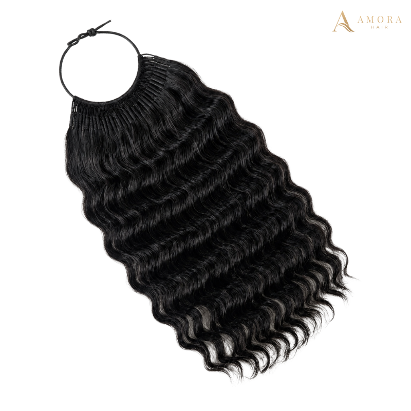 Deep Wavy Micro Ring Hair Extensions