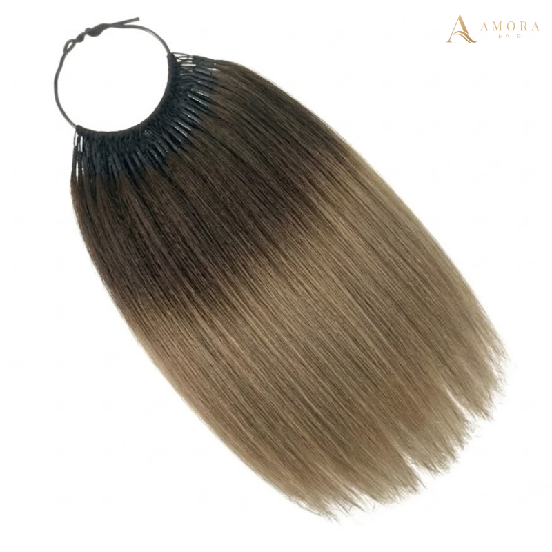 Yaki Straight Micro Ring Hair Extensions
