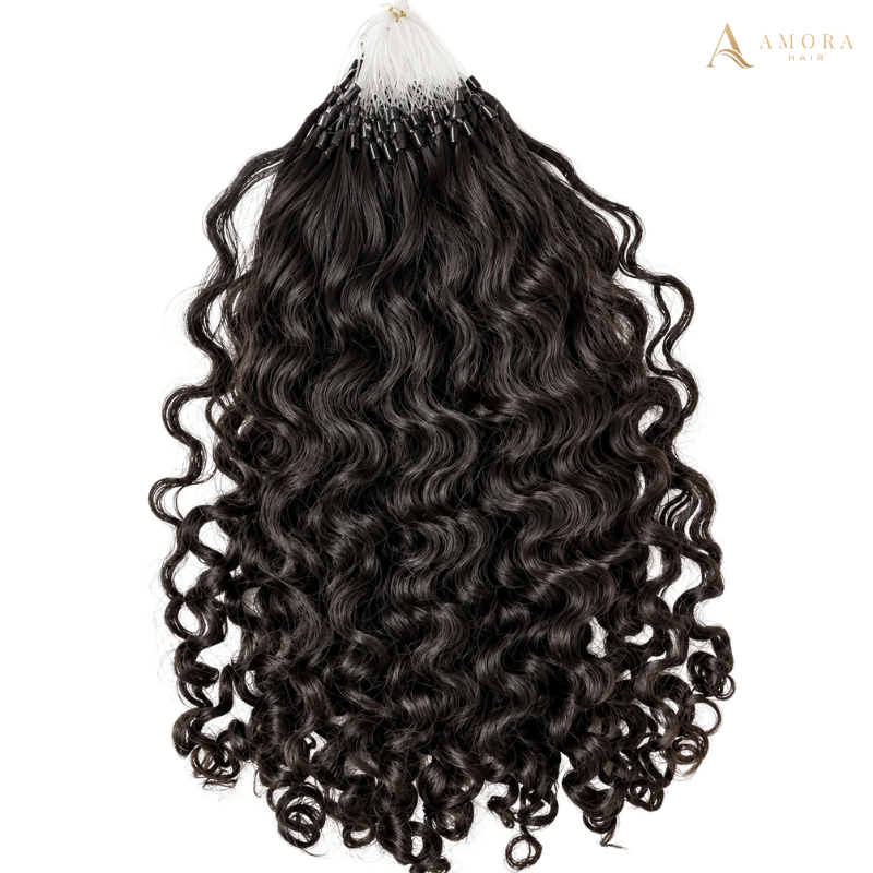 Deep Curly Micro Loop Hair Extensions