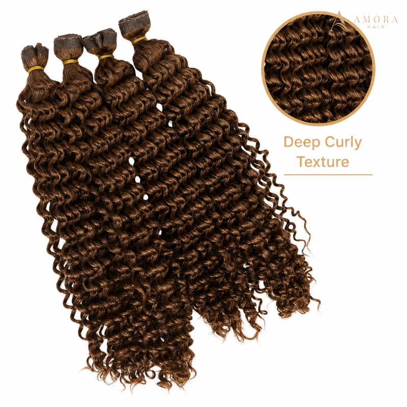 Deep Curly Double Taps Tape-in Hair Extensions