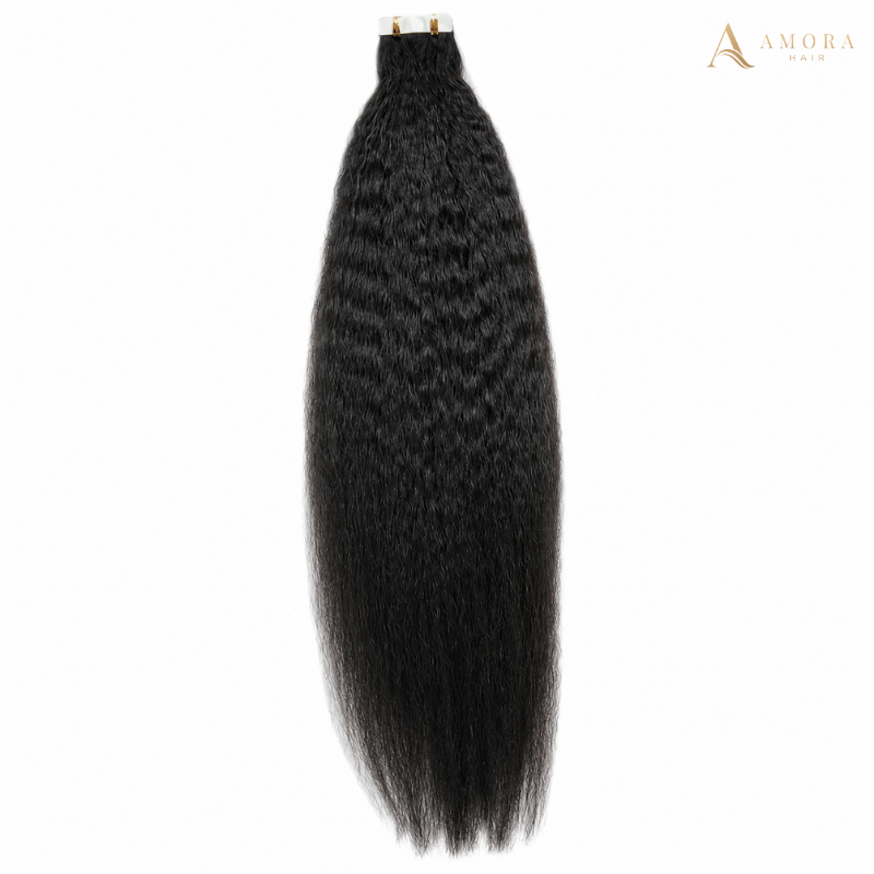Kinky Straight Double Taps Tape-in Hair Extensions
